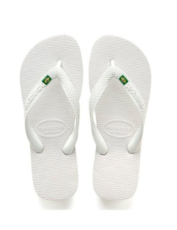 Slapi havaianas, alb