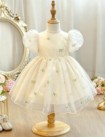 Rochie Shein Kids, crem