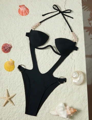 Costum de baie SHEIN, negru