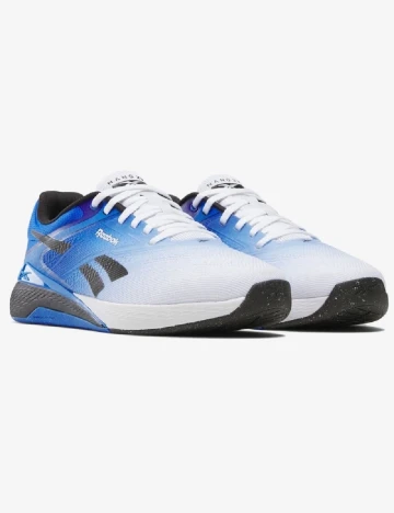 Adidasi Reebok, alb/albastru