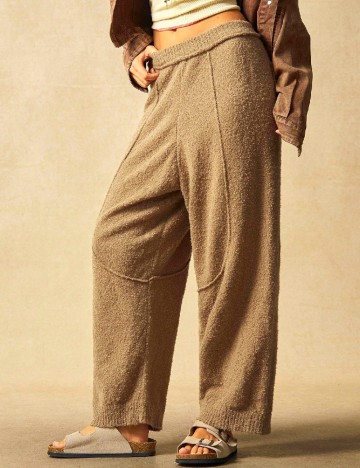 Pantaloni SHEIN, maro