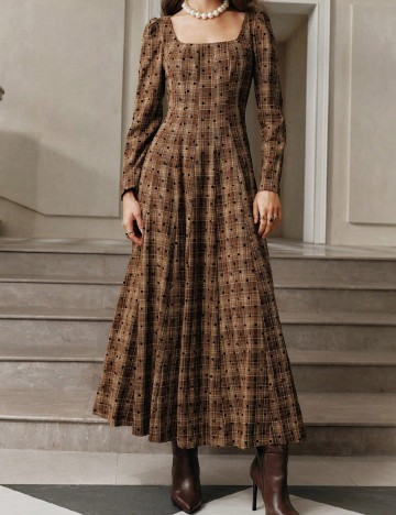 Rochie lunga Savoree, maro