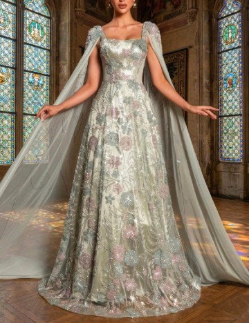 Rochie lunga SHEIN, verde
