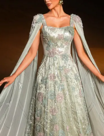 Rochie lunga SHEIN, verde