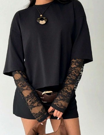 Bluza SHEIN, negru