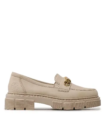 Mocasini Rieker, crem
