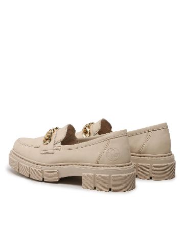Mocasini Rieker, crem