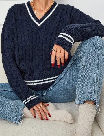 Bluza SHEIN, albastru
