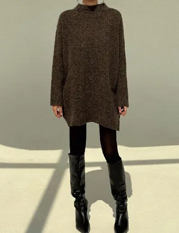 Rochie scurta SHEIN, maro