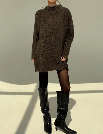 Rochie scurta SHEIN, maro