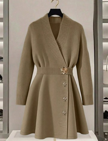 Rochie scurta SHEIN, maro