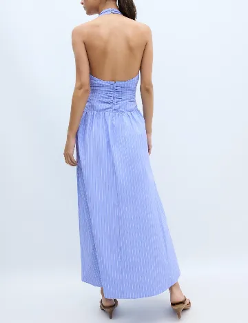 Rochie lunga Stradivarius, albastru