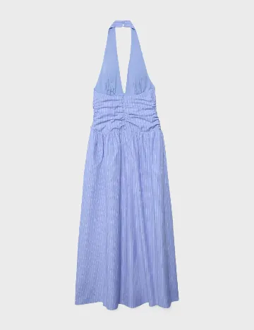 Rochie lunga Stradivarius, albastru