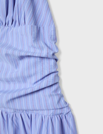 Rochie lunga Stradivarius, albastru