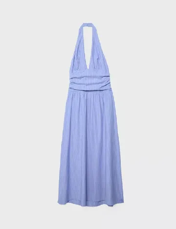 Rochie lunga Stradivarius, albastru