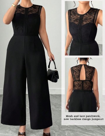 Salopeta SHEIN CURVE, negru