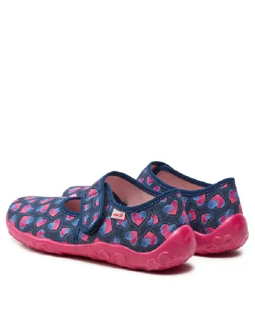 Pantofi Superfit, bleumarin/roz