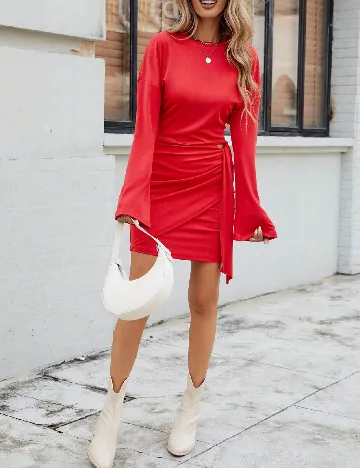 Rochie scurta SHEIN, rosu