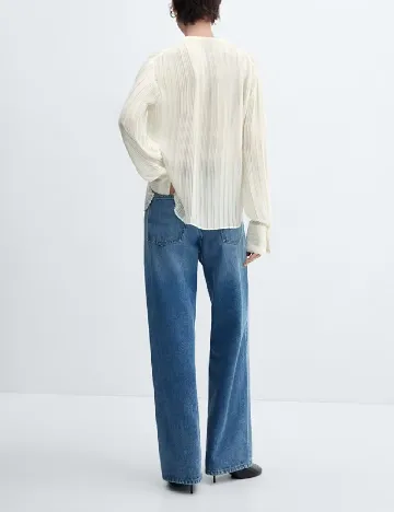 Bluza Mango, ecru