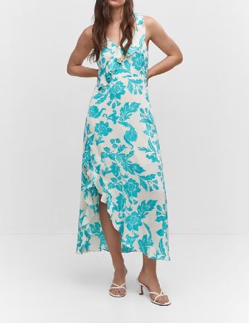 Rochie lunga Mango, albastru