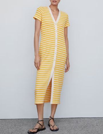 Rochie lunga Mango, galben