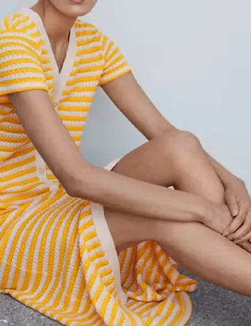 Rochie lunga Mango, galben