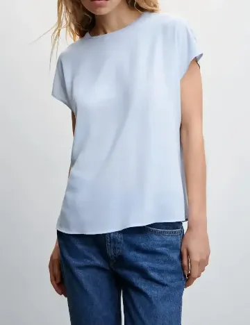 Tricou Mango, albastru