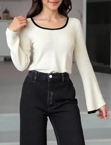 Bluza Shein Kids, alb