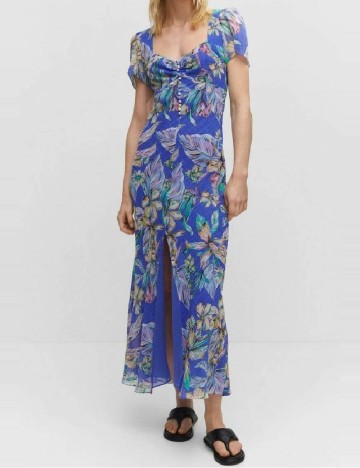 Rochie lunga Mango, albastru
