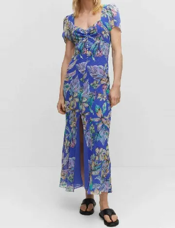 Rochie lunga Mango, albastru