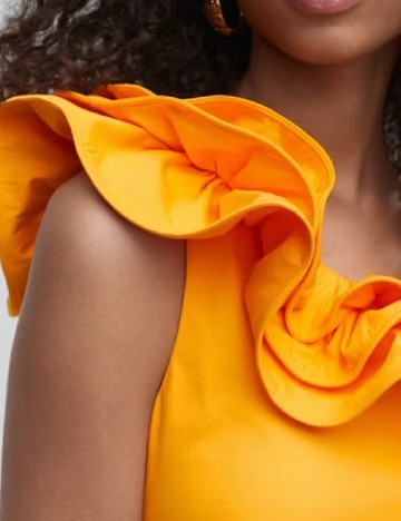 Rochie scurta Mango, galben