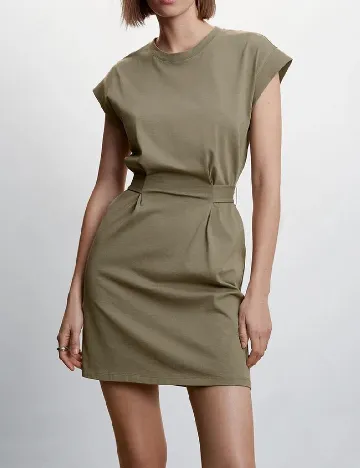 Rochie scurta Mango, verde