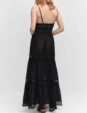 Rochie lunga Mango, negru