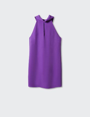 Rochie scurta Mango, mov