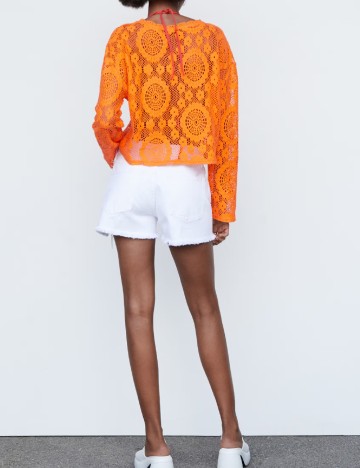 Bluza Mango, portocaliu