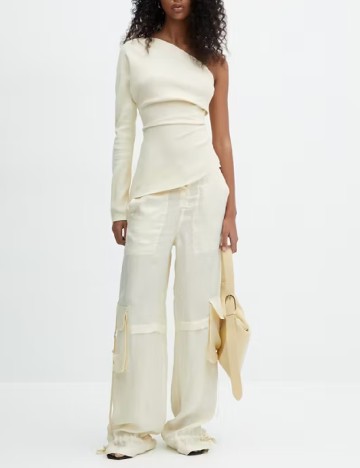 Bluza Mango, crem