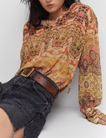 Bluza Mango, mix culori