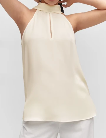 Bluza Mango, ecru