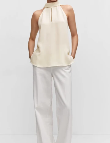 Bluza Mango, ecru