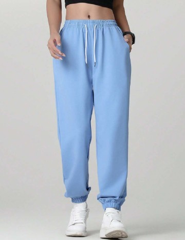 Pantaloni SHEIN, albastru