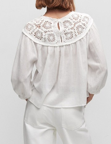 Bluza Mango, alb