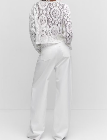 Bluza Mango, alb