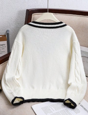 Bluza Shein Kids, alb