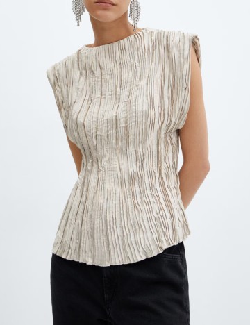 Bluza Mango, bej