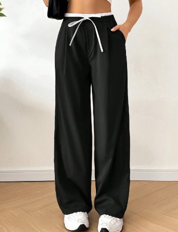 Pantaloni SHEIN, negru