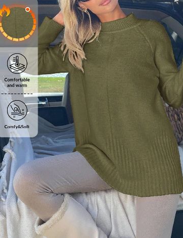 Bluza Oversize SHEIN, verde