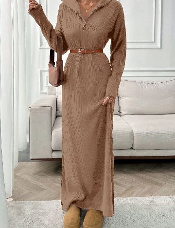 Rochie lunga SHEIN, maro