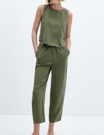 Bluza Mango, verde