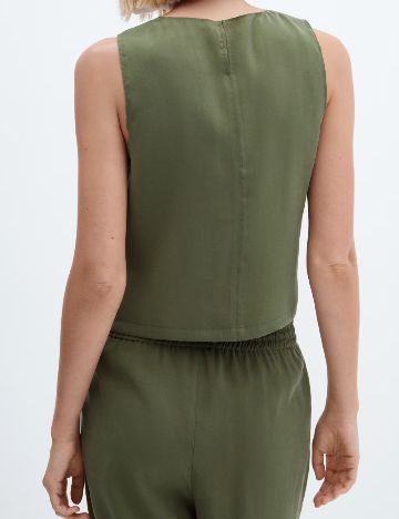 Bluza Mango, verde