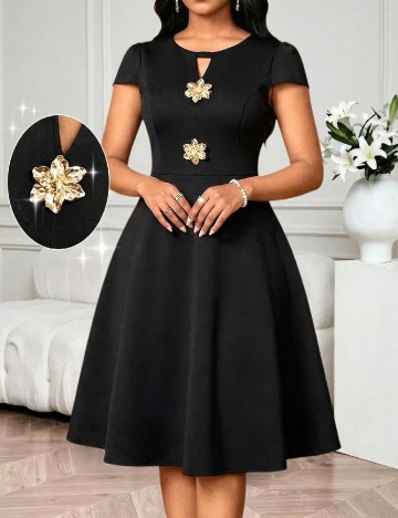 Rochie medie SHEIN, negru